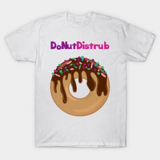 Yummy Chocolate DoNut Disturb Art T-Shirt